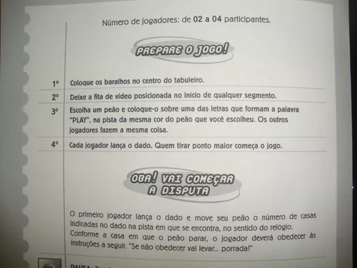 Jogo Micão Casseta e Planeta - Antigo - Completo, Cacareco Estrela Usado  91153531