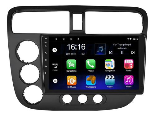 Z Autoestereo Android Carplay Para Honda Civic 01-2005