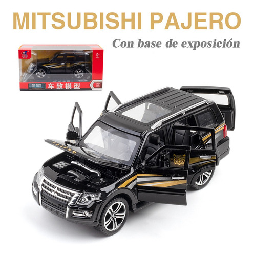 Mitsubishi Montero Suv Miniatura Metal Auto Con Luz Y Sonido