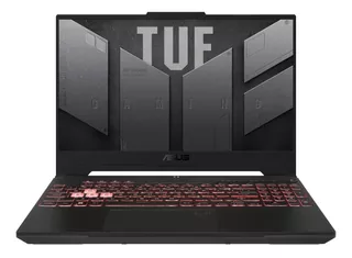 Notebook gamer Asus TUF Gaming A15 FA507RE jaeger gray 15.6", AMD Ryzen 7 6800H 8GB de RAM 512GB SSD, NVIDIA GeForce RTX 3050 Ti 144 Hz 1920x1080px Windows 11 Home