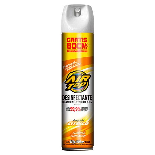 Air Top Aerosol Desinfectante Sanitizante Citrico 325gr Sili