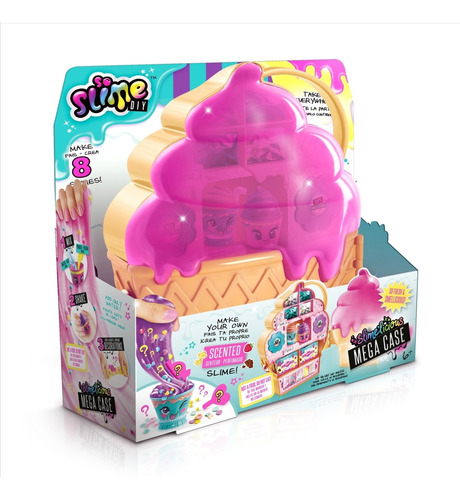 Brinquedo Kit Mega Case Slimelicious Perfumado Da Fun F00187