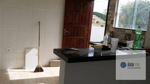 Iguaba Grande/ Cidade Nova, Residência De Esquina Com Grande Quintal, Com Rgi, 03 Quartos E Uma Linda Suíte, Por R$ 210 Mil - Ca0071