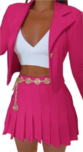 Conjunto De Falda Y Top Para Traje De Mujer, Conjunto De 2 P