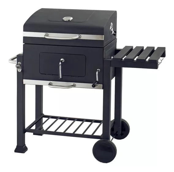 Parrilla Portatil Asador Con Ruedas Lusqtoff Par61 Altura Re