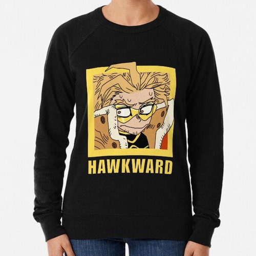 Buzo Bnha! Hawks Hawkward Anime Meme T Shirt Calidad Premium
