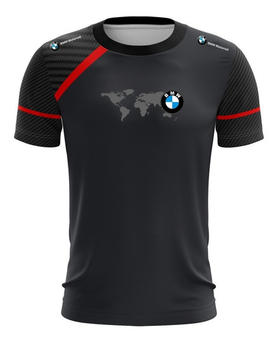 Imagem 2 de 4 de Camiseta Bmw Casual 03 Brk Motociclismo Tecido Dry