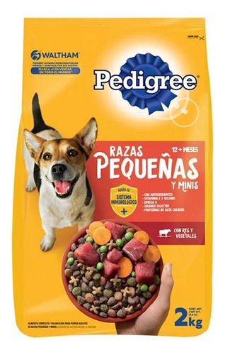 Alimento Para Perro Pedigree Razas Pequeñas 2 Kg