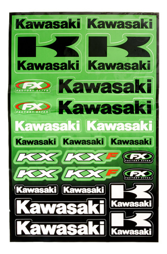 Kit Universal De Pegatinas De Moto Factory Effex 09-68130