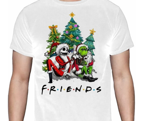 Friends - Jack Skellington - Grinch - Navidad - Polera