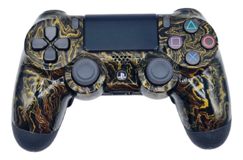 Controle Stelf Ps4 Com Grip Gold Liquid