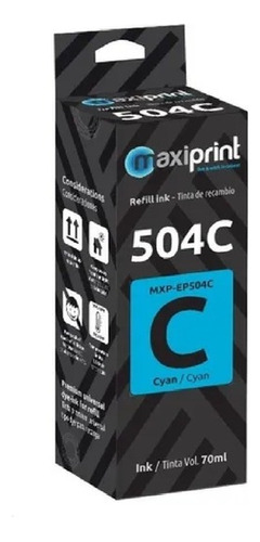 Tinta 504 Marca Maxiprint Compatible Con Epson