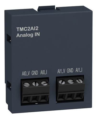 Tmc2ai2 Plc Analogue Input Cartridge, Modicon M221, 2 Analo