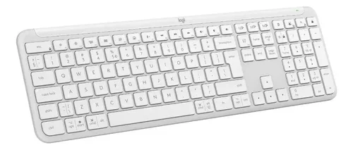 Teclado Sem Fio Signature Slim K950 Branco Logitech | Parcelamento