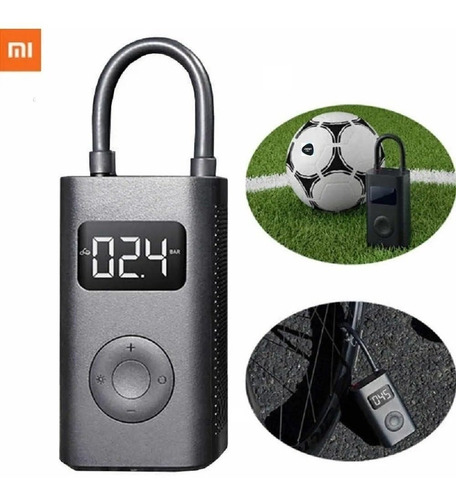 Imagen 1 de 6 de Compresor Inflador Xiaomi Mi Portable Air Pump 1s Recargable