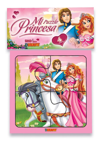 Puzzle Rompecabezas Mi Princesa X4 Duravit - Lanús 