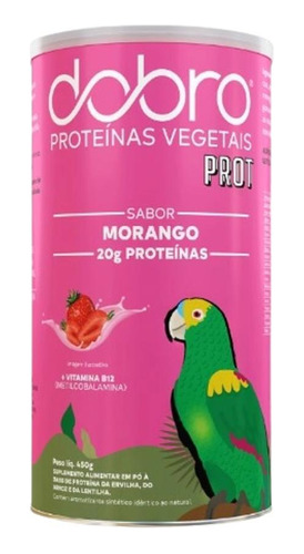 Proteína Vegana Morango Dobro 450g