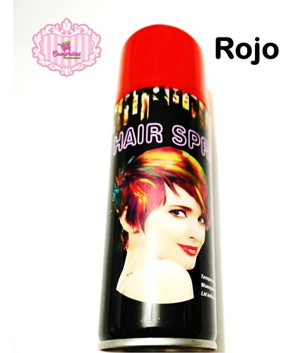 Pintura Color Para Cabello Temporal Aerosol 4pzs 