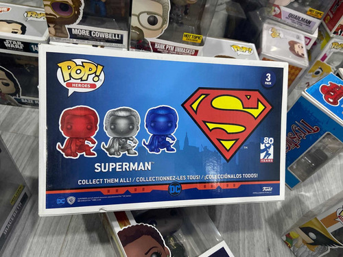 Superman 3 Pack Funko Pop Fall Convention Exclusive