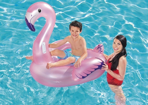 Salvavidas Inflable Flamingo Montable Bestway Alberca Fotos