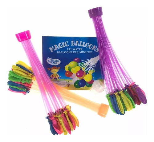 Globos Para Agua 222pzs Magic Balloons Llenado En 60seg