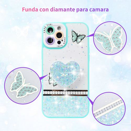 Funda Con Soporte Corazón Para Huawei Motorola iPhone Y Oppo