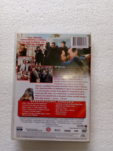 Dvd Feitiço Do Tempo, Edição Com Making Of, Encarte Int Novo
