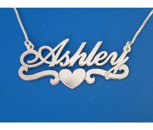 Dije Collar Nombre Personalizado En Plata 950 Tiendataller