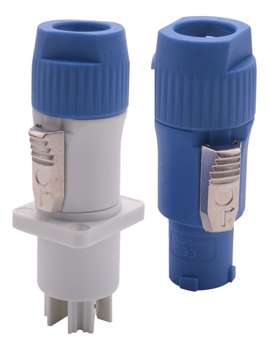 Conector Powercon De Corriente Alterna De 3 Pines, Conector
