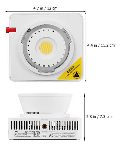 Luz De Vídeo Led Cob Ml100bi 100w,6500k Max Con Mini Trípode