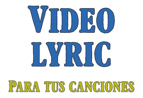 Video Lyric Animado Para Tu Musica Con Letra, Imagenes 2d 3d