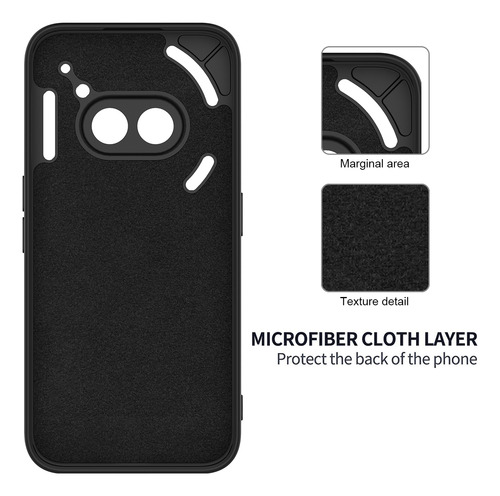 Funda De Silicona Para Nothing Phone 2a Plus 3a Pro Cmf Phone 1, Cordón De Lujo Al Tacto De La Piel, Ultrafina Y Suave, Anticaída