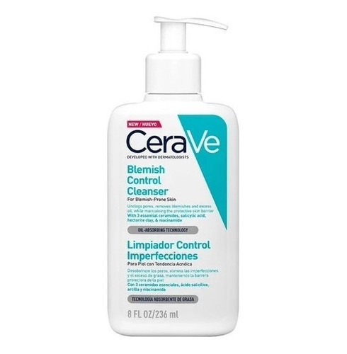 Cerave Limpiador Control De Manchas 236ml