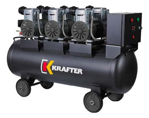 Compresor Libre De Aceite Krafter 100 Lts 6hp-induhaus