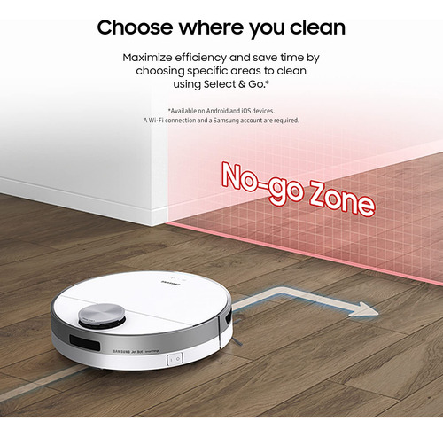 Robot Aspirador Samsung Jet Bot+ Con Clean Station, Color Bl