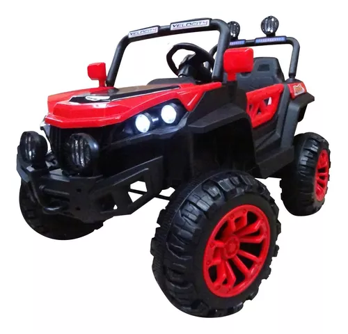 Mini Carro Elétrico Jipe Vermelho Infantil Criança 12V Com Controle Remoto  Luz Som Usb Mp3 Importway - Auto Equip