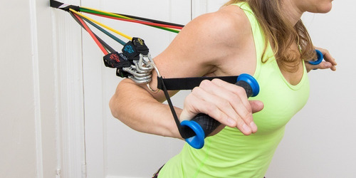 Imagen 6 de 6 de Set Bandas Sogas Elasticas Ejercicio Musculacion Tecnotips