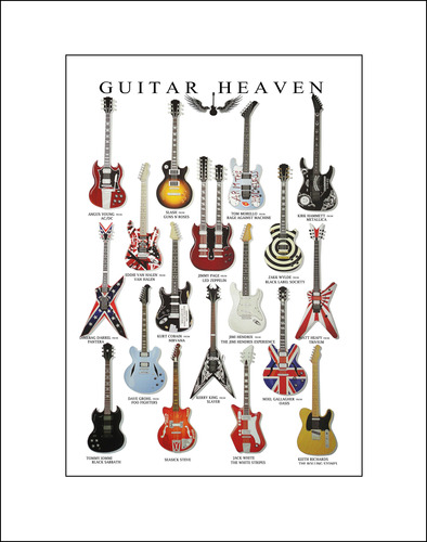 Guitarras Cuadros Posters Carteles Publicidades   M472