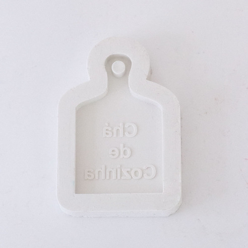Imagem 2 de 3 de Forma De Silicone Tábua Chá De Cozinha Lembrancinha Ib-1870