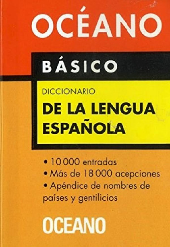 Libro - Diccionario Oceano Basico De La Lengua Española (ru