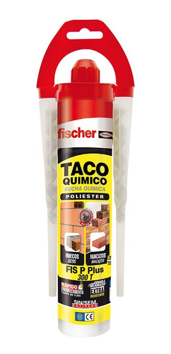 Imagen 1 de 4 de Taco Químico Fischer Anclaje Inyec Fijacion Fis P Plus 300 T