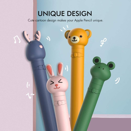 Capa Protetora De Silicone Para Apple Pencil 1ª Geração