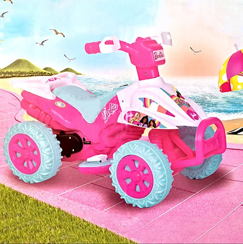 Cuatrimoto Quad Atv Barbie Rosa
