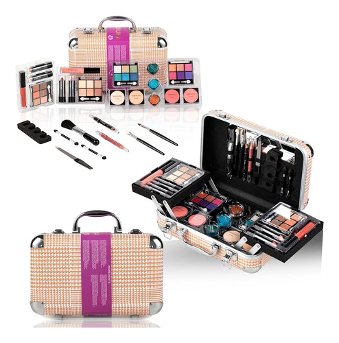 Kit De Maquillaje Profesional Oro Incluye Maquillaje 