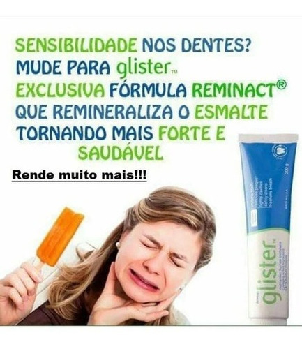 Kit C/ 3 Creme Dental-pasta De Dente Amway Glister De 60gr
