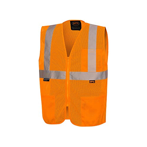 Pioneer Chaleco De Seguridad Autoextinguible Hi Vis - Malla