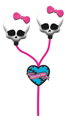 Audifono Monster High Skull White/pink 11348-esp Original