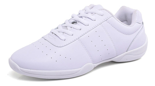 Wuiwuiyu Zapatos De Animadora Blancos Para Adultos Y Jvenes