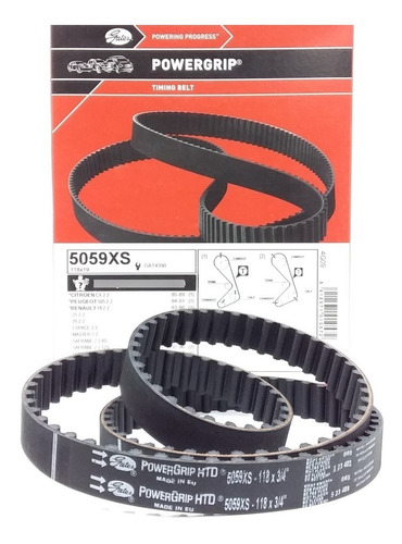 Correa Tiempo Renault 21 2.2 88-94 Dien Red 118d Gates 94258