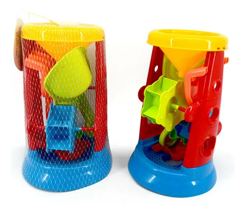 Set Juego Juguete Playa Para Niños Molino De Arena